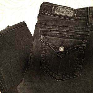 Miss Me Mid Rise Black Jeans sz 31